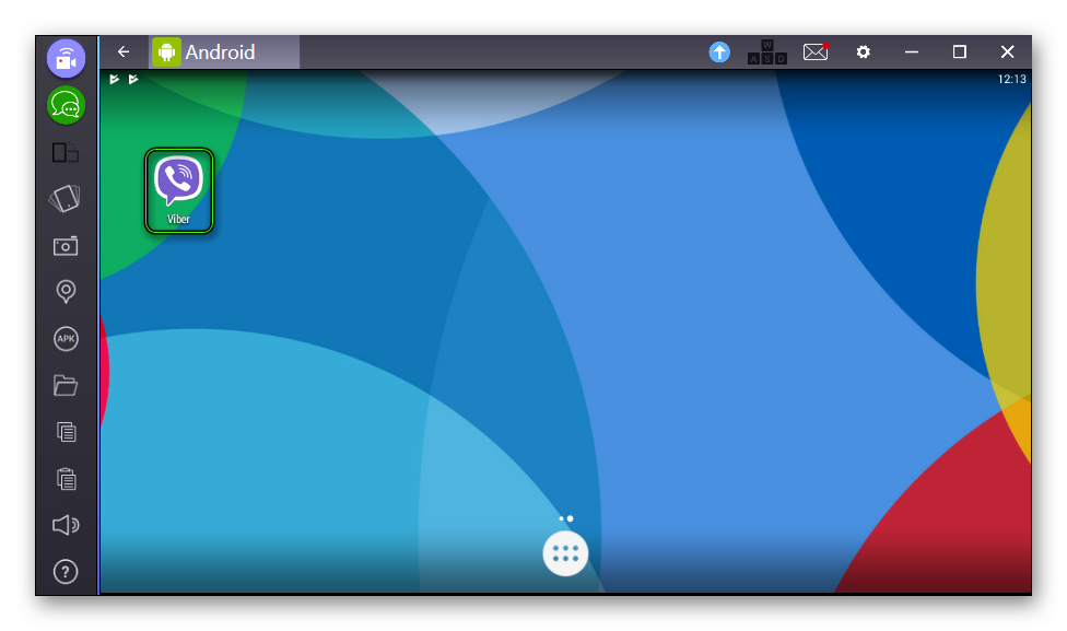 Иконка Viber в BlueStacks 2
