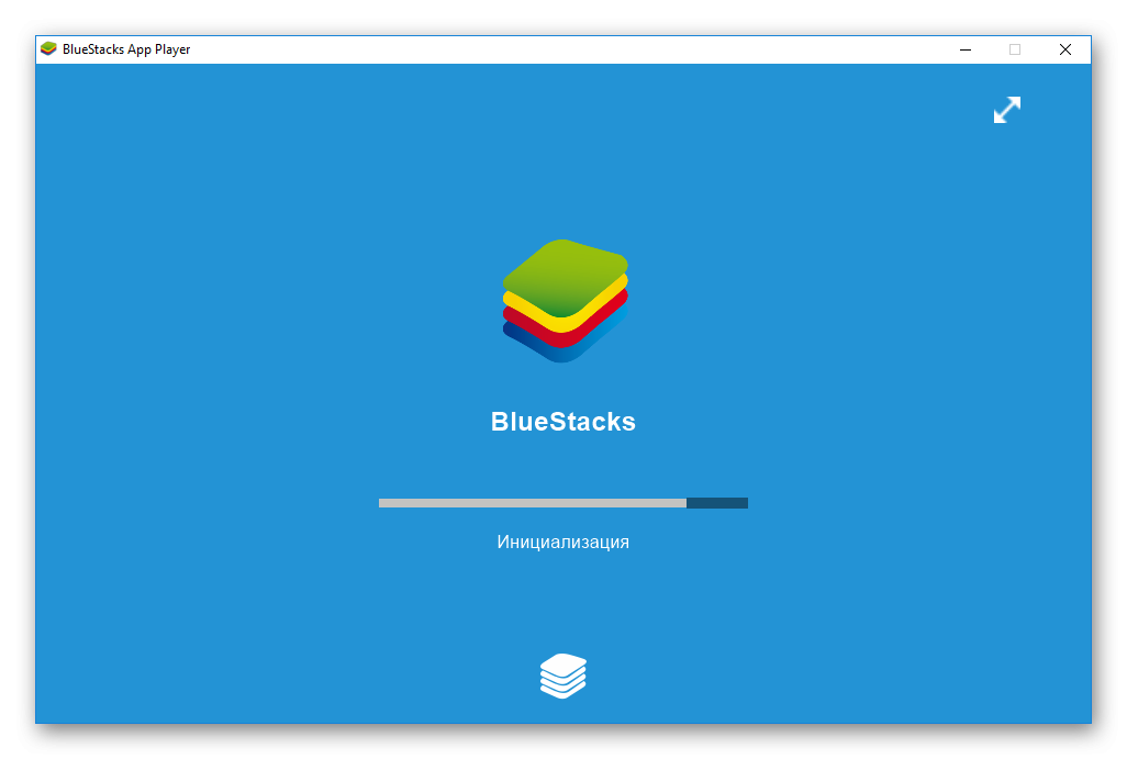 Процедура инициализации BlueStacks 1