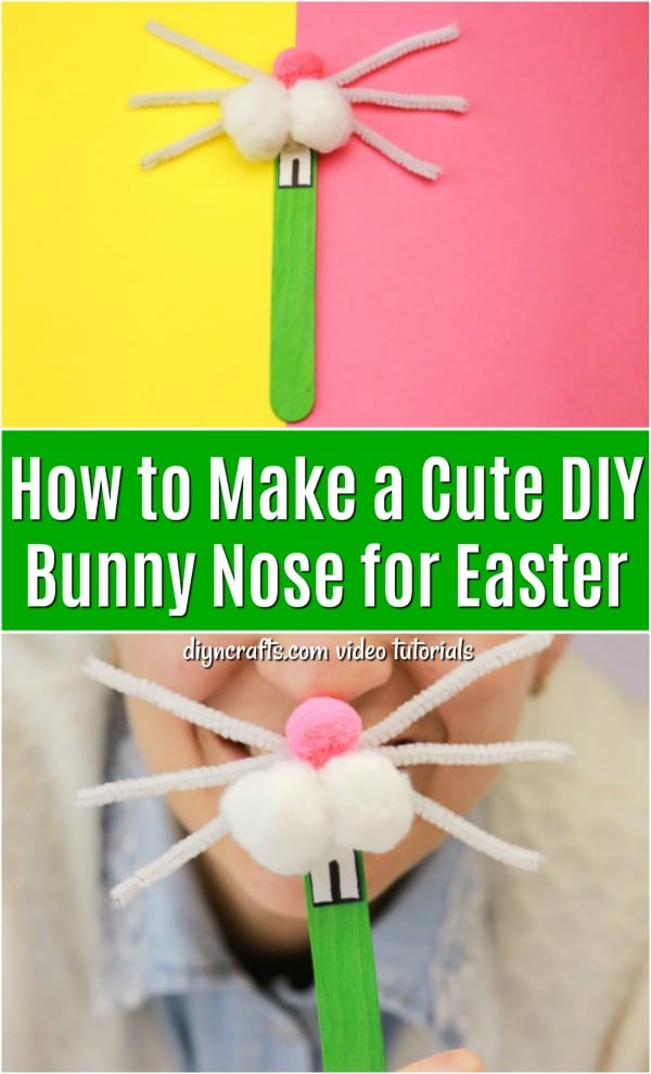How to Make a Cute DIY Bunny Nose for Easter