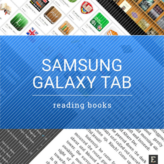 Samsung Galaxy Tab - a guide to reading books