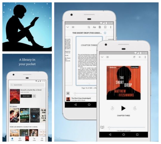 Best apps for audiobooks in Google Play Store - Kindle for Android