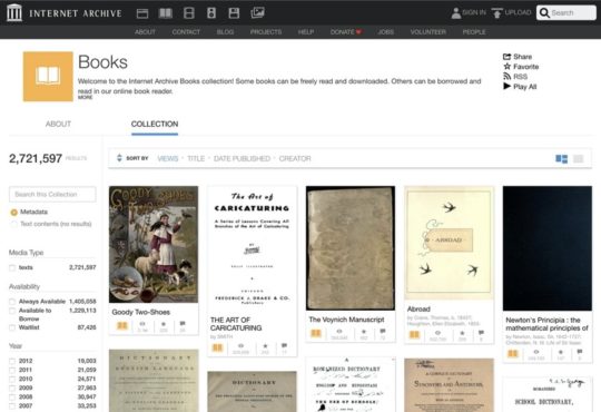 Internet Archive - free iBooks for iPad and iPhone