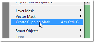 Откройте Layers > Create Clipping Mask. Маска Clipping Mask позволит окрашивать привидение в любой цвет.
