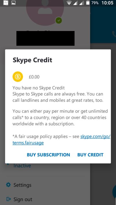 add skype credit to your account 