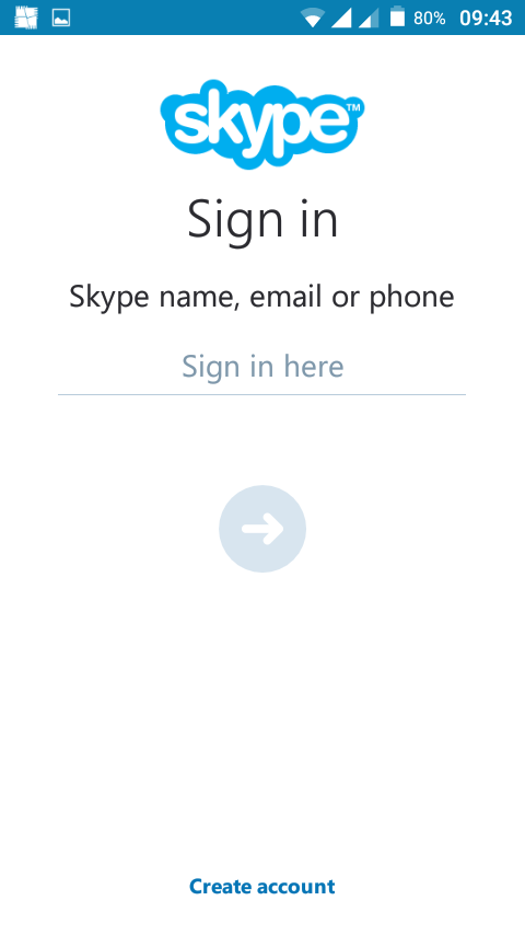 Skype for android image 