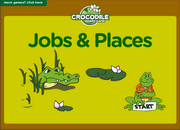 Jobs, Places ESL Interactive Vocabulary Practice Board Game