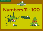 Numbers 1 – 100 Vocabulary Sentences ESL Vocabulary and Grammar Interactive Crocodile Board Game