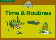 Time and Daily Routines ESL Interactive Board Game