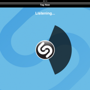 Shazam - приложение для определения музыки в iOS